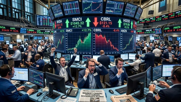 Stocks Making Biggest Midday Moves: SMCI Drops, Cracker Barrel Jumps