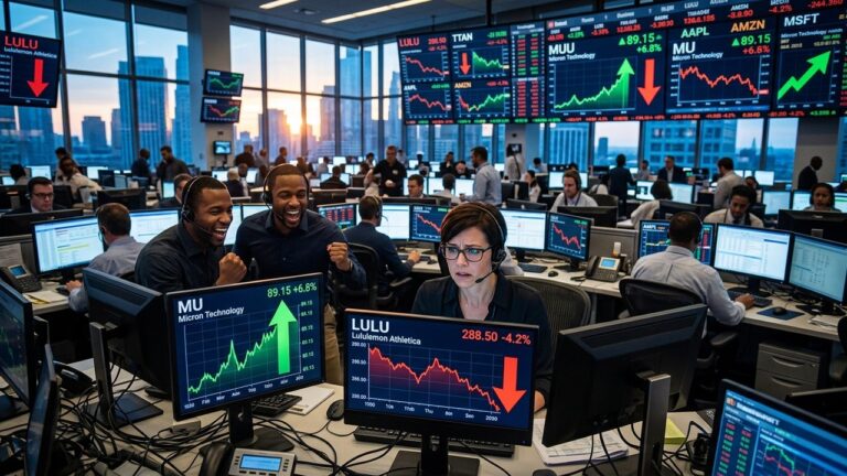 Stocks Making Biggest Premarket Moves: Lululemon, Micron, ServiceTitan
