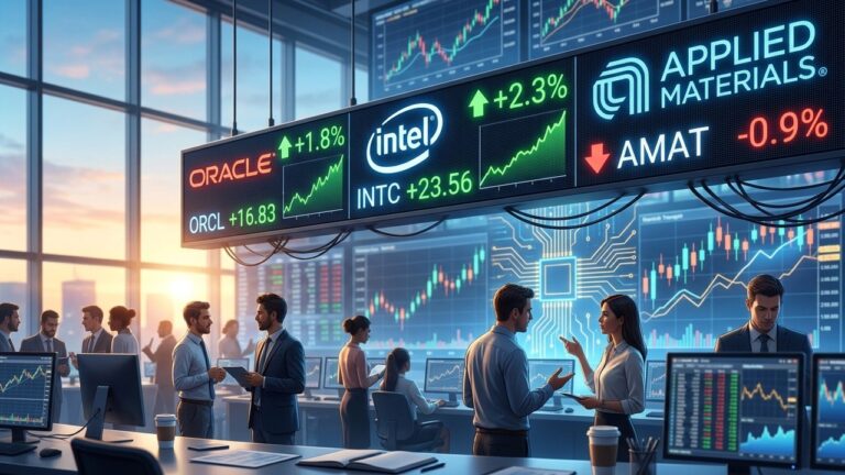 Stocks Making Biggest Premarket Moves: Oracle Intel Applied Materials Surge
