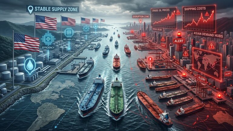 Strait of Hormuz Oil Crisis: US Independence vs Asia Vulnerability