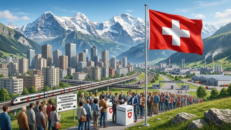 Swiss Voters Face Immigration Cap Decision in Crucial Referendum