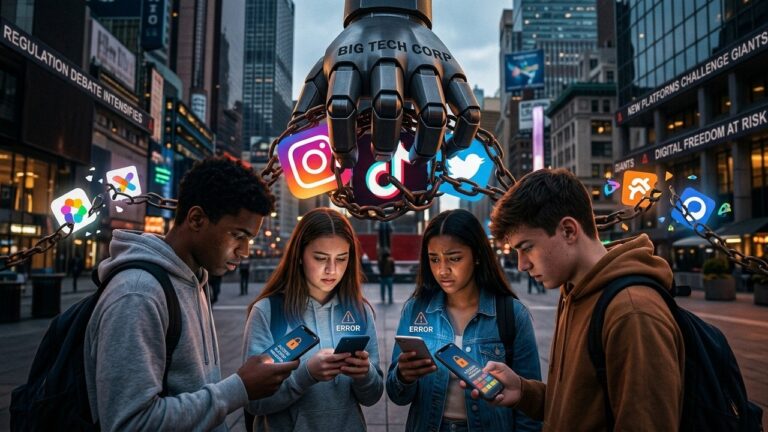 Teen Social Media Bans Risk Handing Big Tech Even More Power