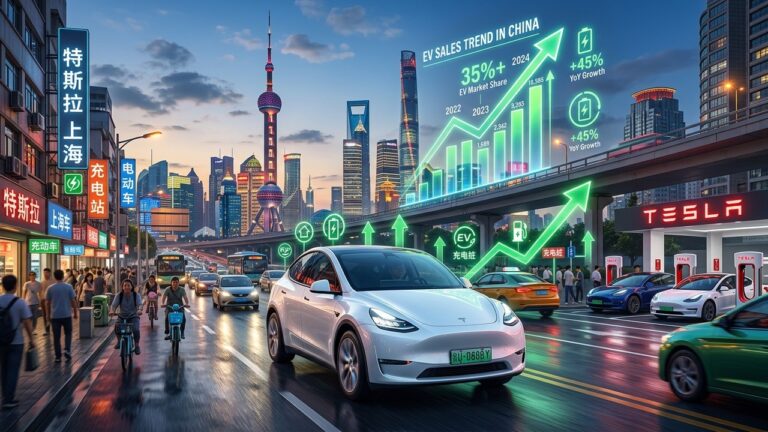 Tesla China EV Sales Surge 40% in May as Market Rebounds Strongly