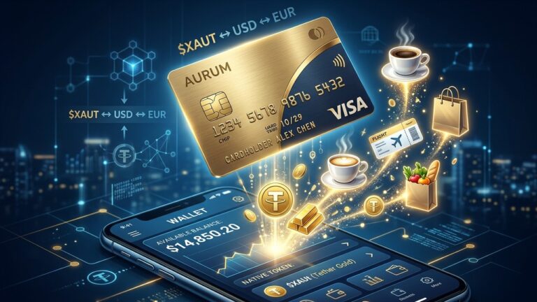 Tether Fasset Visa Card Brings Gold Rewards to Everyday Spending