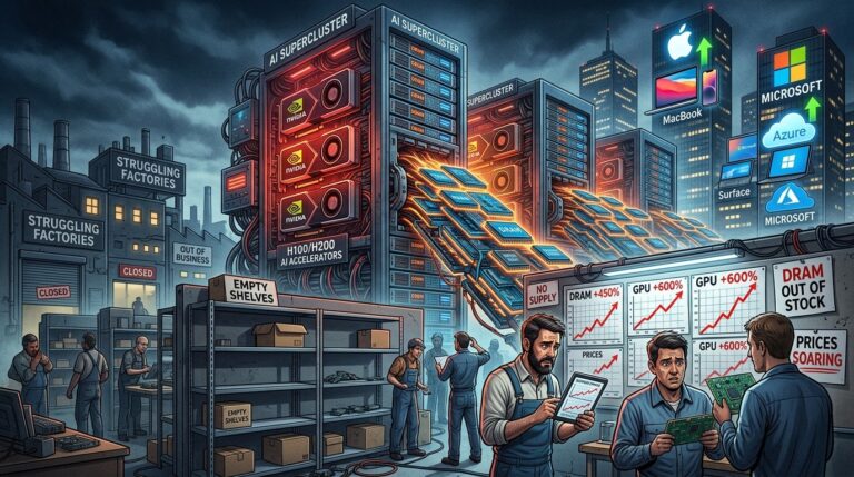 The Memory Crunch Crisis Impacting Apple Microsoft and Small Tech Makers