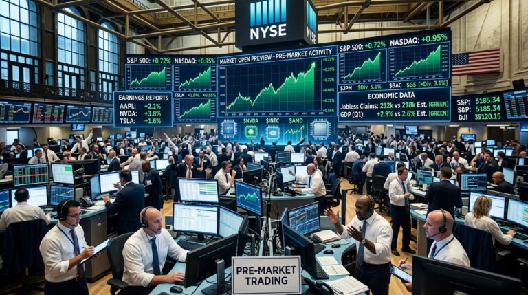 Thursday Stock Market Preview: Key Moves Earnings Data and Sector Shifts