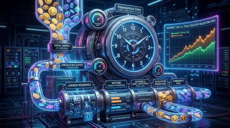 Tokenomics Explained: Supply, FDV, Unlocks and Vesting Demystified