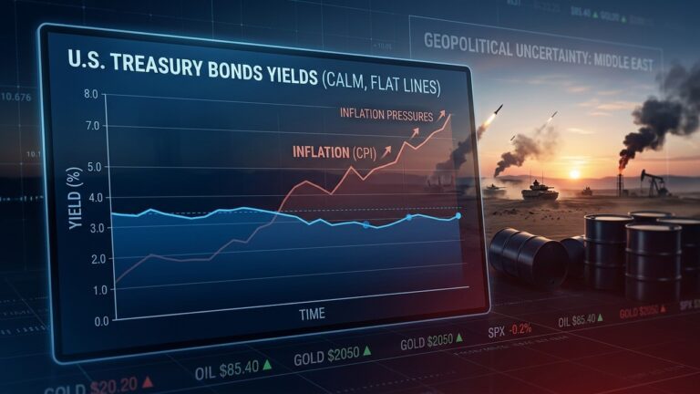 Treasury Yields Hold Steady Amid Rising Inflation and Middle East Tensions