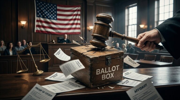 Trump Executive Order On Voter Citizenship Proof Blocked By Federal Judge