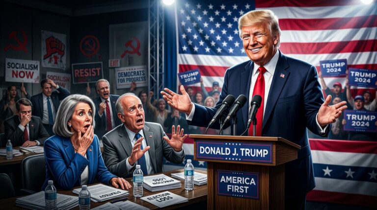 Trump Mocks Communism As Democrats Fight Socialist Takeover