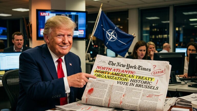 Trump Revels in New York Times NATO Name Blunder