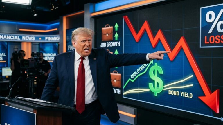 Trump Slams Stock Market Drop After Strong Jobs Report