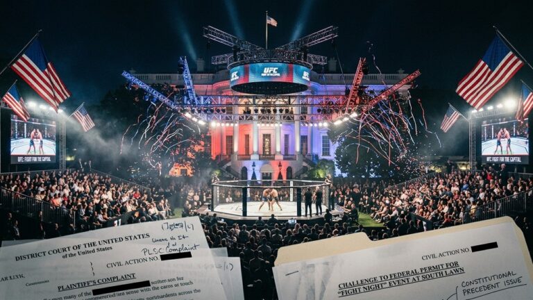 Trump UFC White House Event FacesWriting the political blog post Legal Challenge From Biden-Era Prosecutor