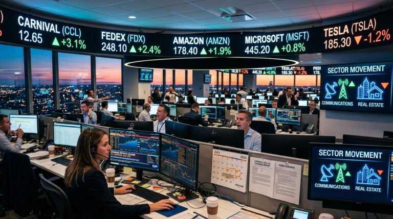Tuesday Stock Moves: Earnings and Events Shaping the Market