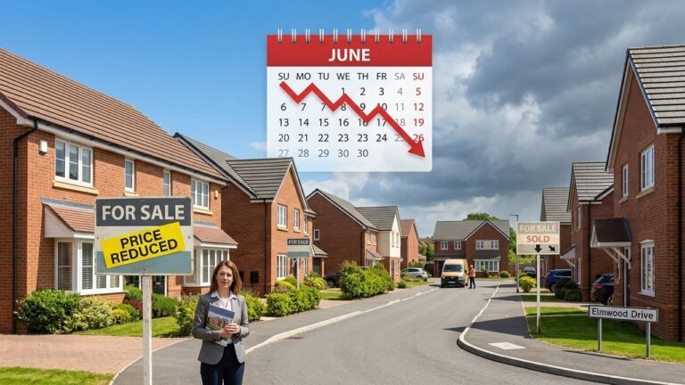 UK House Asking Prices Drop Sharpest June Fall in 14 Years