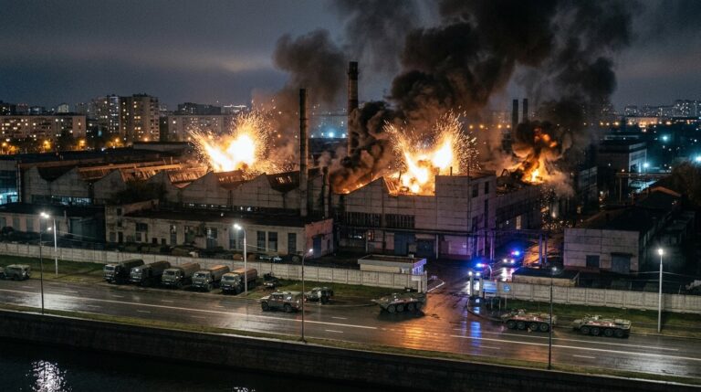 Ukraine Strikes Major Russian Weapons Plant in Escalating Conflict