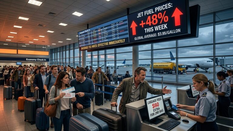 US Airlines Hike Bag Fees as Jet Fuel Prices Surge