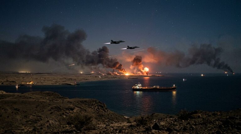 US Airstrikes Hit Iran Targets After Fresh Ship Attacks in Strait of Hormuz