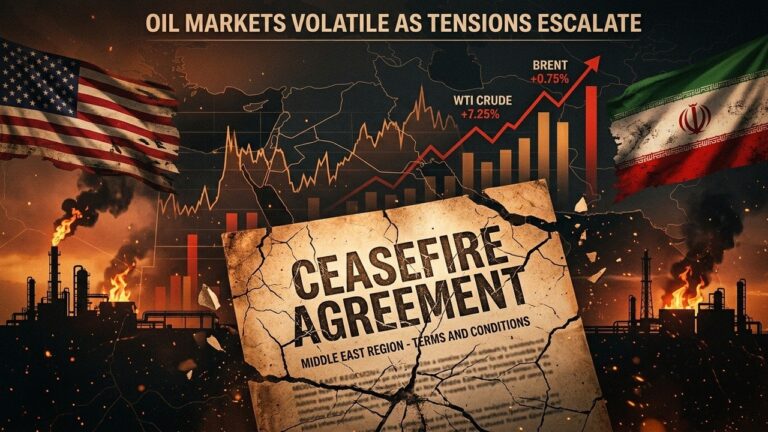 US Iran Ceasefire Falters Oil Prices Spike Amid Rising Tensions