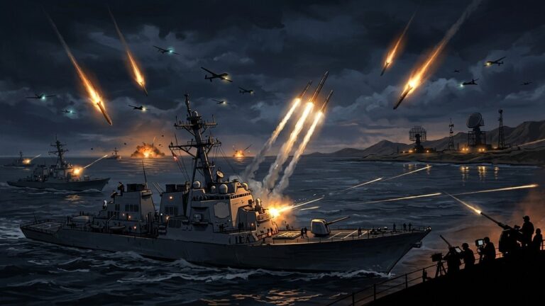 US Iran Tensions Flare With Fresh Missile Intercepts Overnight