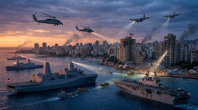 US Military Deploys Warships Helicopters to Venezuela Quake Zone