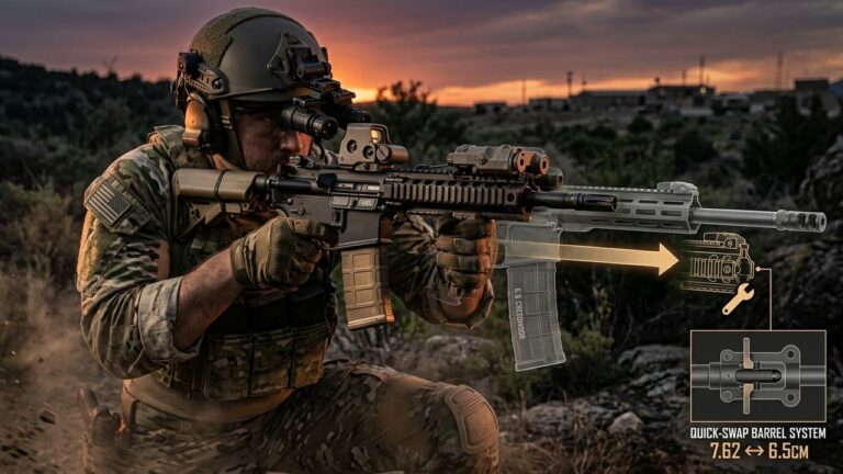 US Special Ops Fields Versatile MK24 Rifle for 7.62 Combat and 6.5 Range