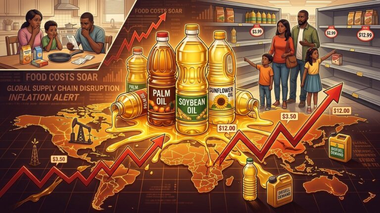 Vegetable Oil Surge Fuels Global Food Price Rise