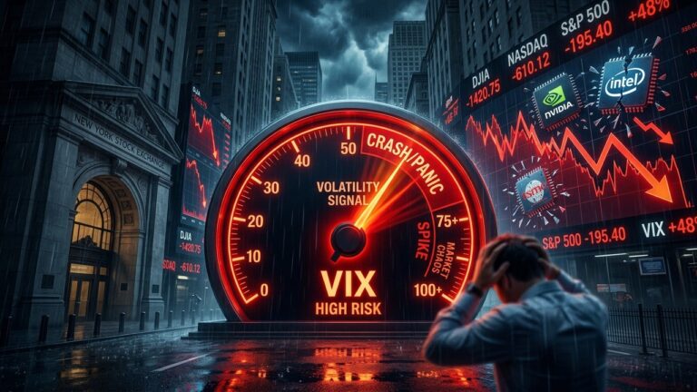 Wall Street Fear Gauge Spikes as Chip Stock Rally Finally Reverses