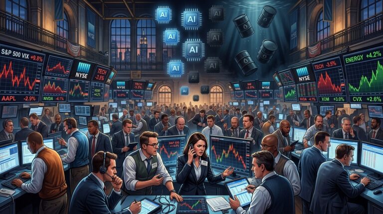 Wall Street Volatility: AI Trade Cools as Oil Prices Drop