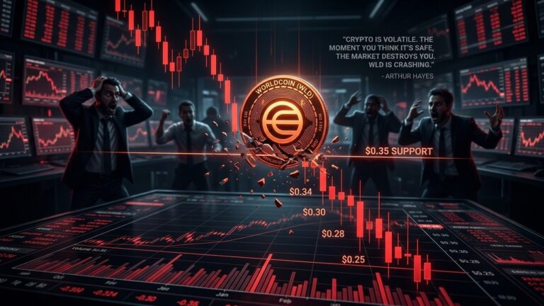 Worldcoin Price Crashes Over 25% as Arthur Hayes Exits WLD Position