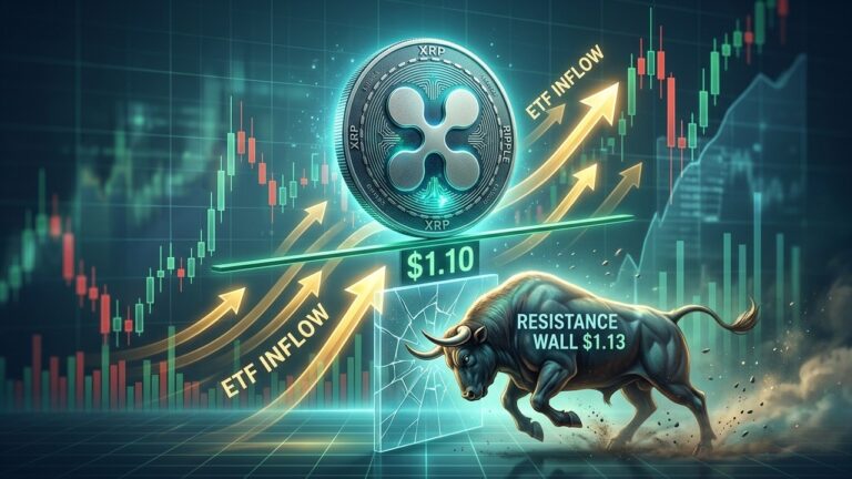 XRP Holds $1.10 Support as ETF InExpanding the XRP price analysis articleflows Grow: Can Bulls Reach $1.13?
