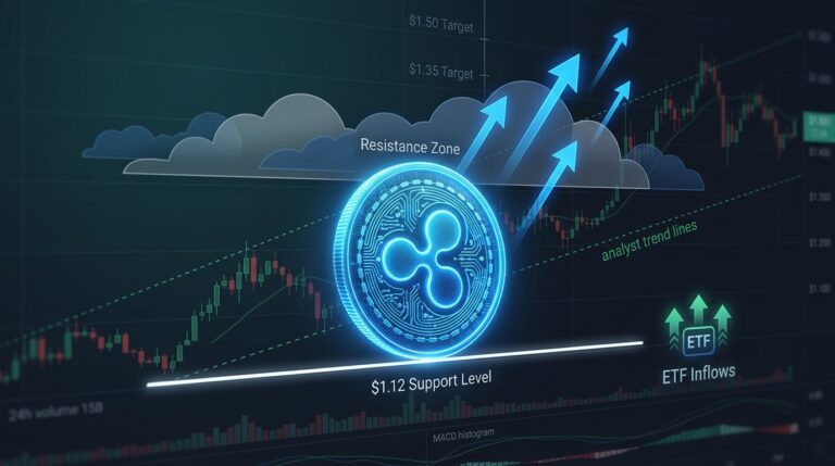 XRP Holds $1.12 Support as Analysts Eye Major Breakout Setup
