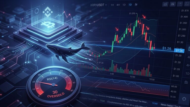 XRP Nears Oversold Zone as Whale Withdrawals Hit 2021 Low