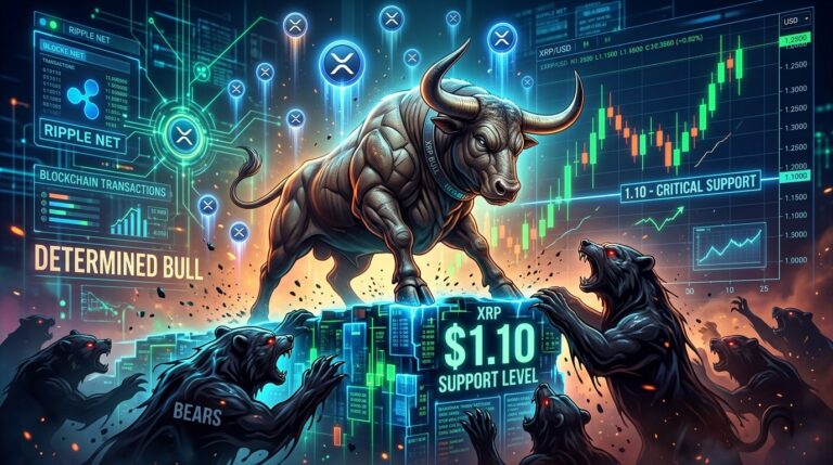 XRP Price Analysis: Bulls Defend $1.10 Support as Ripple Catalysts Build
