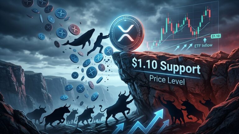 XRP Price Analysis: Can Bulls Defend $1.10 After Whale Selling?
