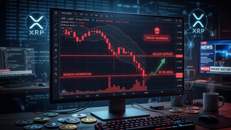 XRP Price Warning: Analyst Sees Drop to $0.90 Before Bottom Forms