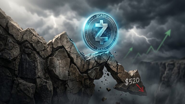 Zcash Price Critical Test: Will Support at $520 Hold?