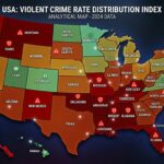 America’s Most and Least Dangerous States Exposed by Fresh Crime Data
