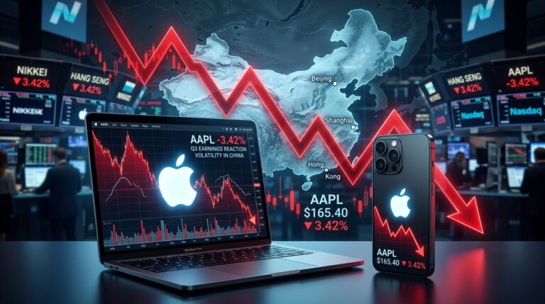 Apple Stock Drops on China Slowdown and Services Miss