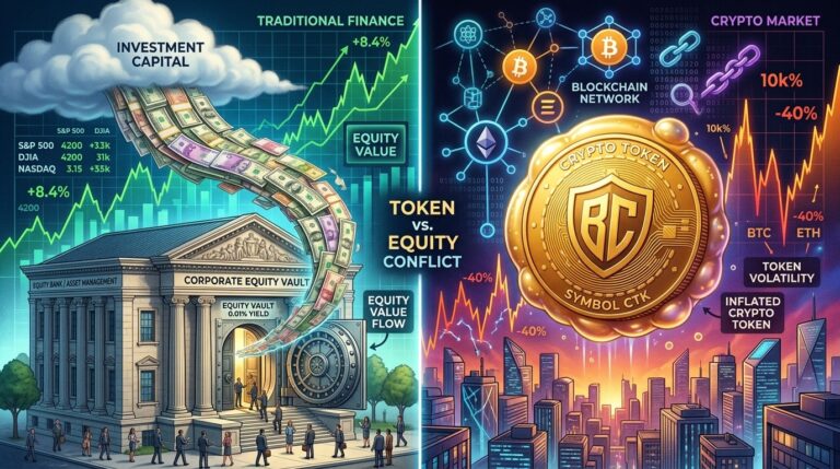 Are Crypto Tokens Overpriced When Equity Owns the Profits?
