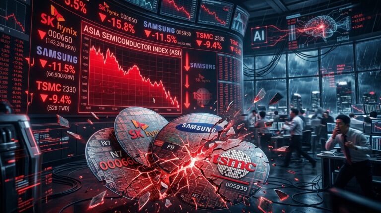 Asian Chip Stocks Plunge: What the Sell-Off Means for SK Hynix, Samsung and AI Investors