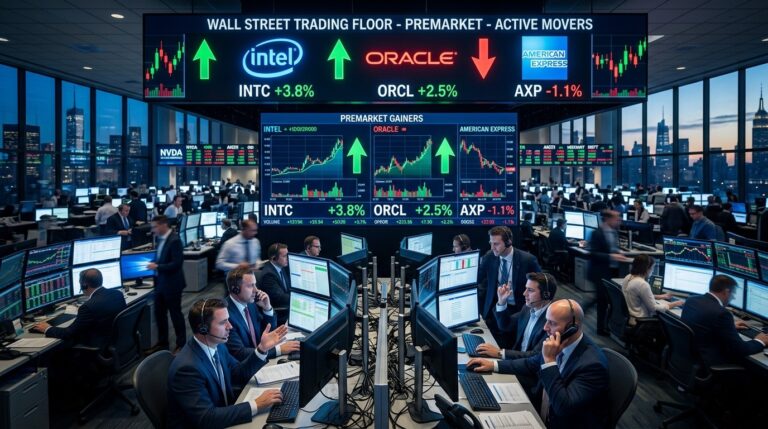 Biggest Premarket Stock Moves Today: Intel Oracle American Express July 2026