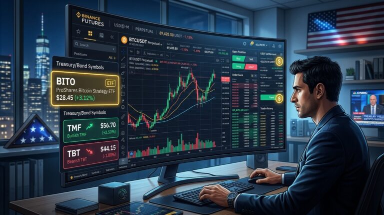Binance Futures Launches BITO and Treasury ETF Contracts