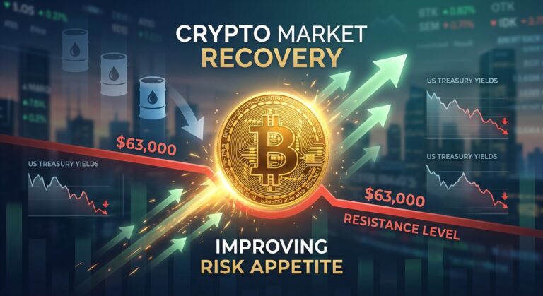 Bitcoin Climbs Above $63K as Lower Oil Prices Boost Risk Appetite