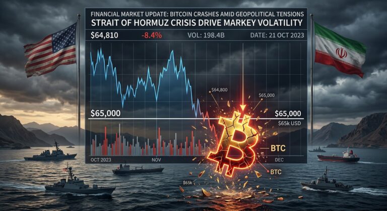 Bitcoin Slips Below $65K as Iran Rejects Trump Peace Push