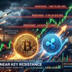 Bitcoin XRP Rally Tests Key Resistance Amid Iran Amazon Strike Claims