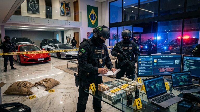 Brazil Police Seize $1 Billion in Crypto Drug Laundering Crackdown