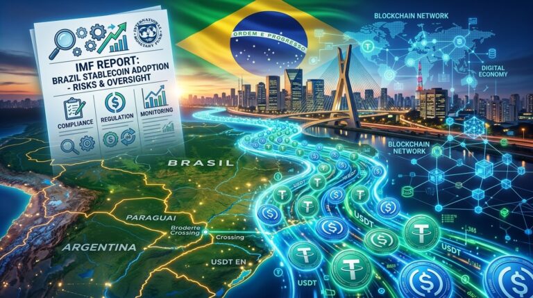 Brazil Stablecoins Draw IMF Scrutiny as Crypto Flows Surge