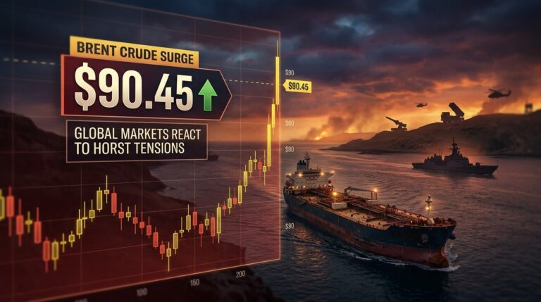 Brent Oil Surges Past $90 Amid US-Iran Tensions