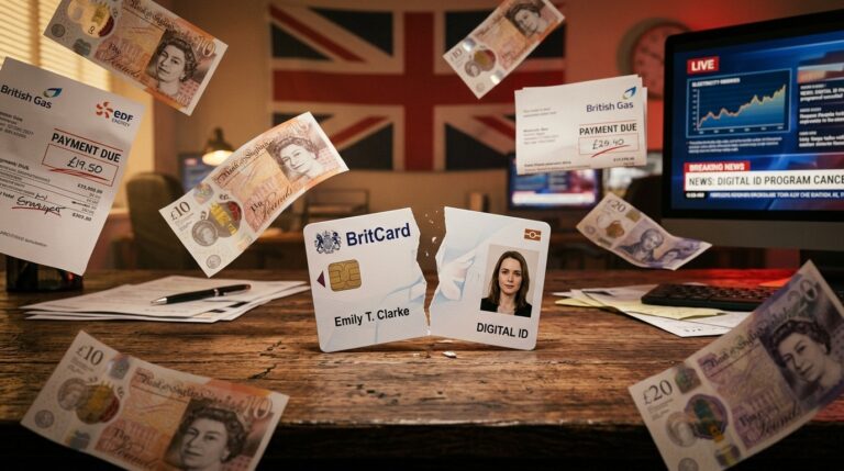 BritCard Cancelled: UK Leader Scraps Digital ID For Energy Tax Relief